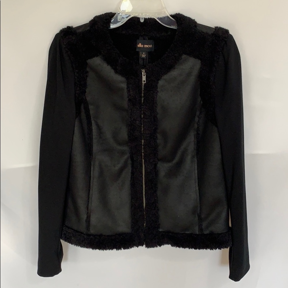 ella moss faux shearling jacket